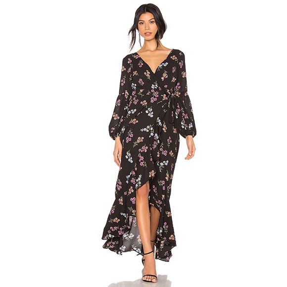 Likely Dresses & Skirts - Likely Perla Floral Dress Black Revolve